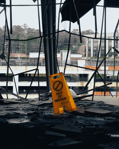 Out of order sign